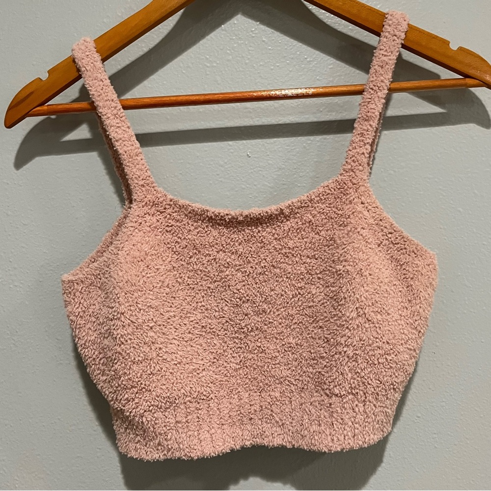 Fuzzy pink crop